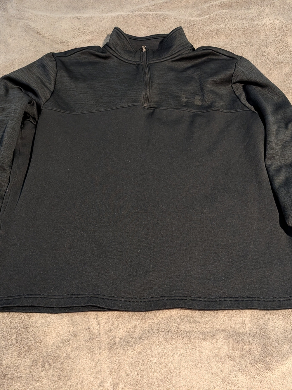 Under Armour Black Quarter-Zip Fleece Top